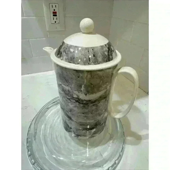 RAVENNA Villeroy & Boch Coffee/Tea Pot 7.5" tall made in Luxembourg Pre-Owned - Picture 11 of 12